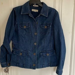 Jones, New York stretch denim jacket